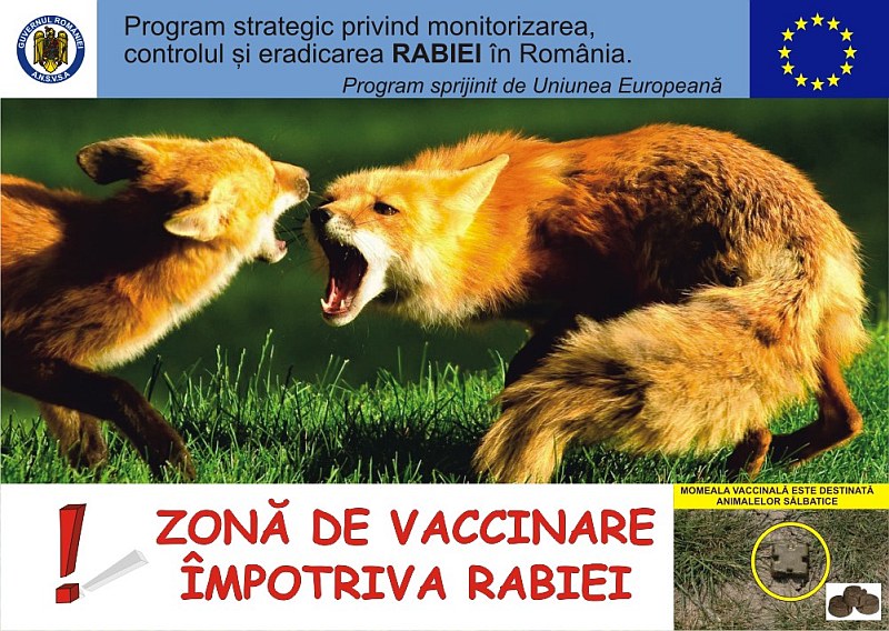 Campanie Vaccinare Antirabica Aeriana Vulpi