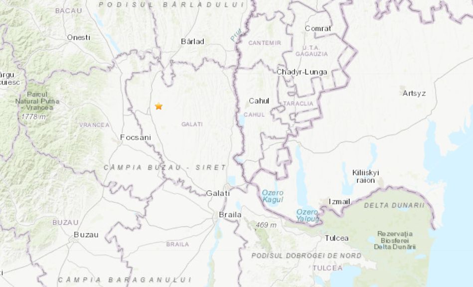 Cutremur Jud Galați Earthquake.usgs.gov