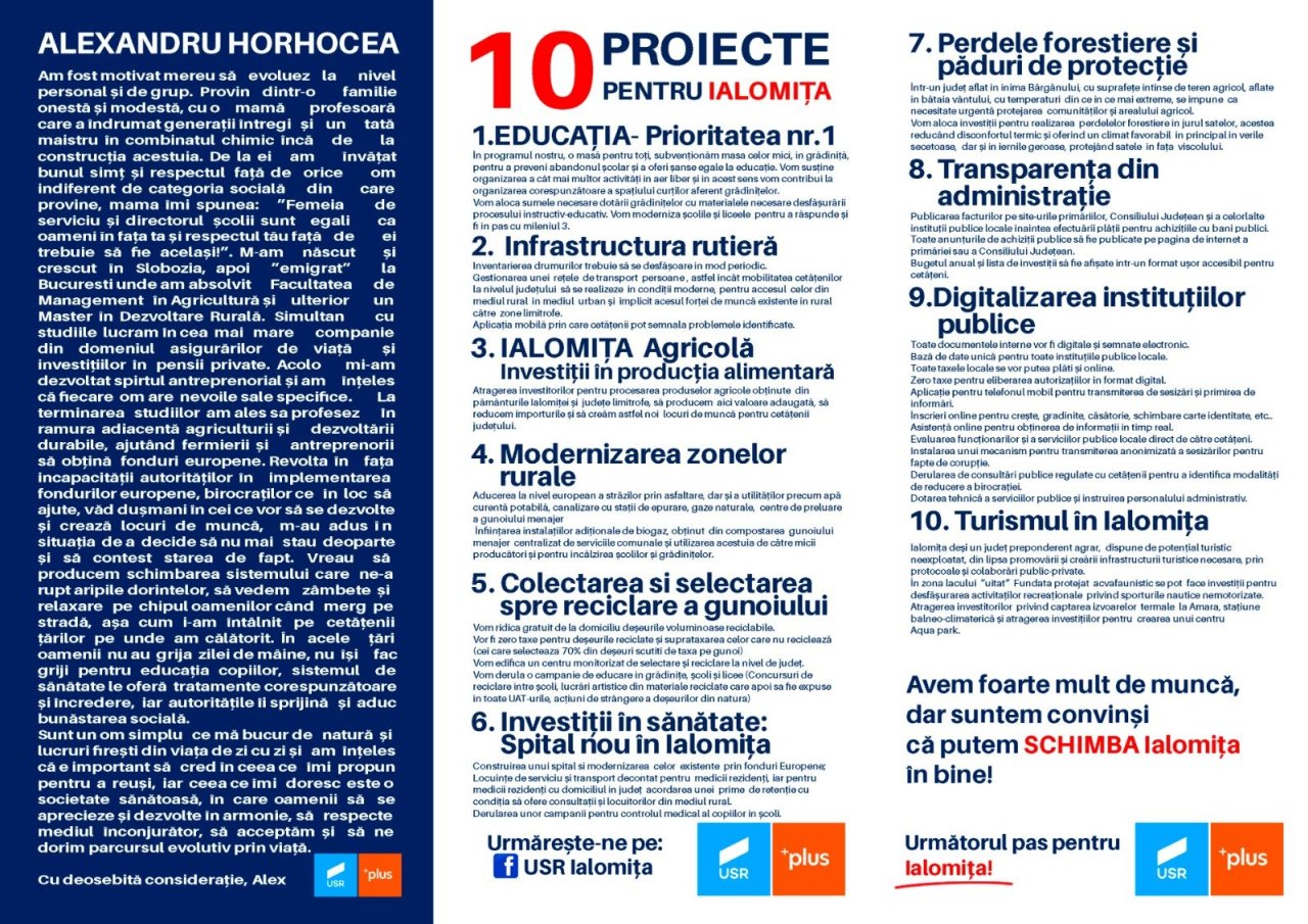 Proiecte Usr Plus Ialomita