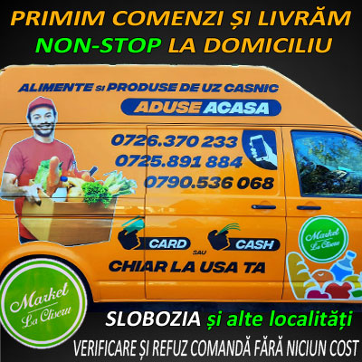 Livrari Domiciliu Danclis Slobozia