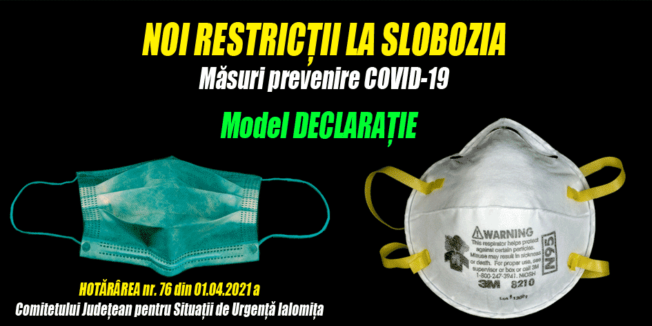 Model Declaratie Restrictii Covid19