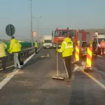 Autostrada A2 Lucrari Accident