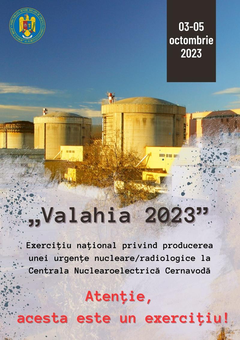 Valahia 2023 - Exercitiu Centrala Nucleara Cernavoda