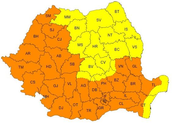 Harta Meteo Sursa Anm