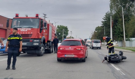 Misiunile pompierilor ialomițeni din acest weekend. Accidente rutiere la Fetești, Iazu și Perieți