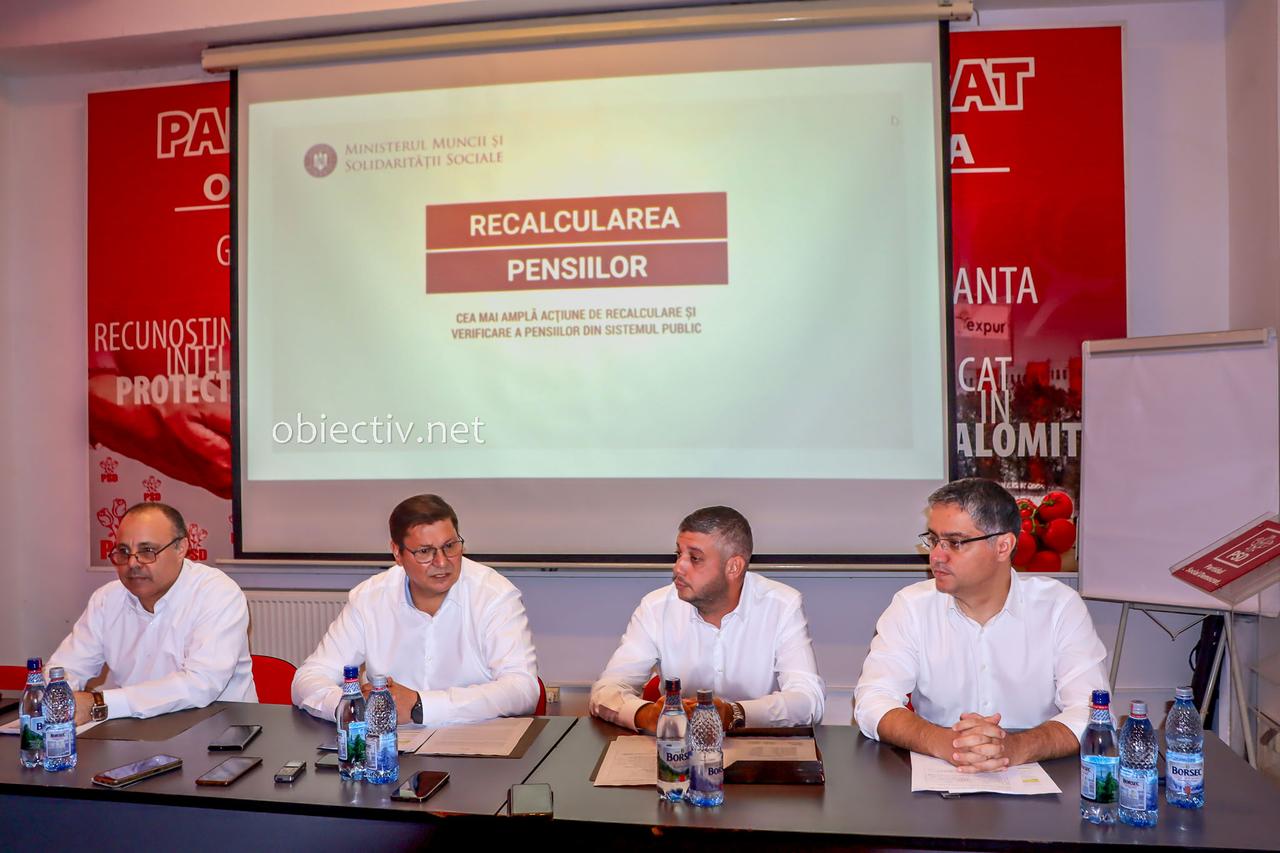 Recalculare Pensii - Conferinta Psd Ialomita