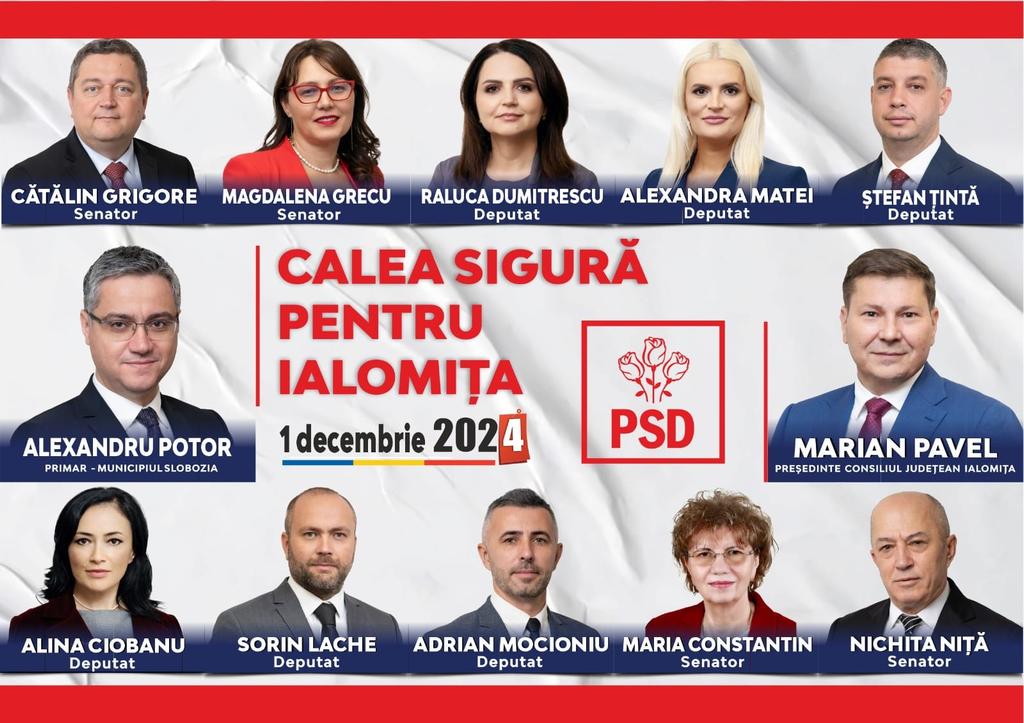 Candidati Alegeri Parlamentare Psd Ialomita