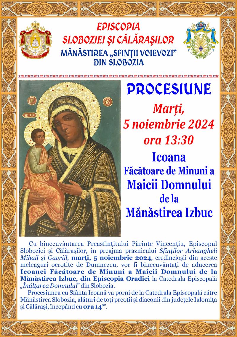 Procesiune Slobozia Icoana Facatoare De Minuni