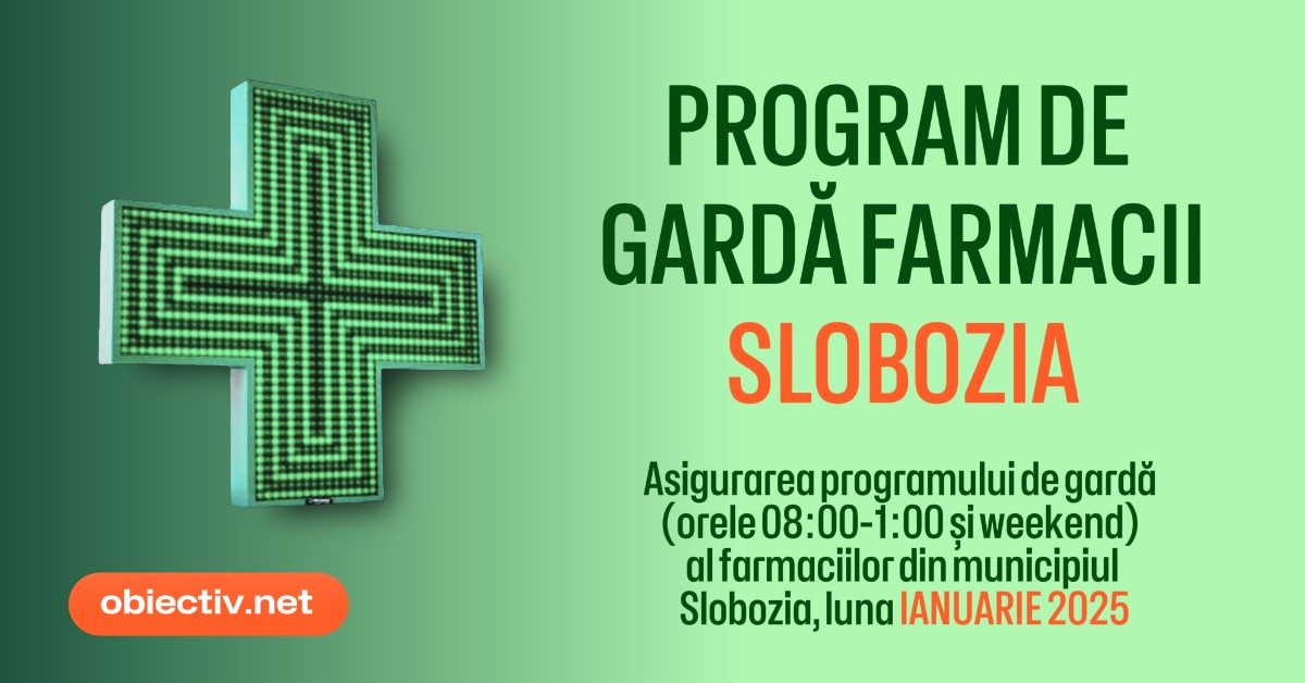 Program De Garda Farmacii Slobozia Ianuarie 2025