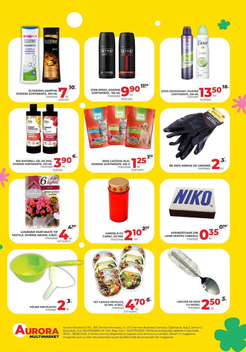 Produse Aurora Multimarket Slobozia