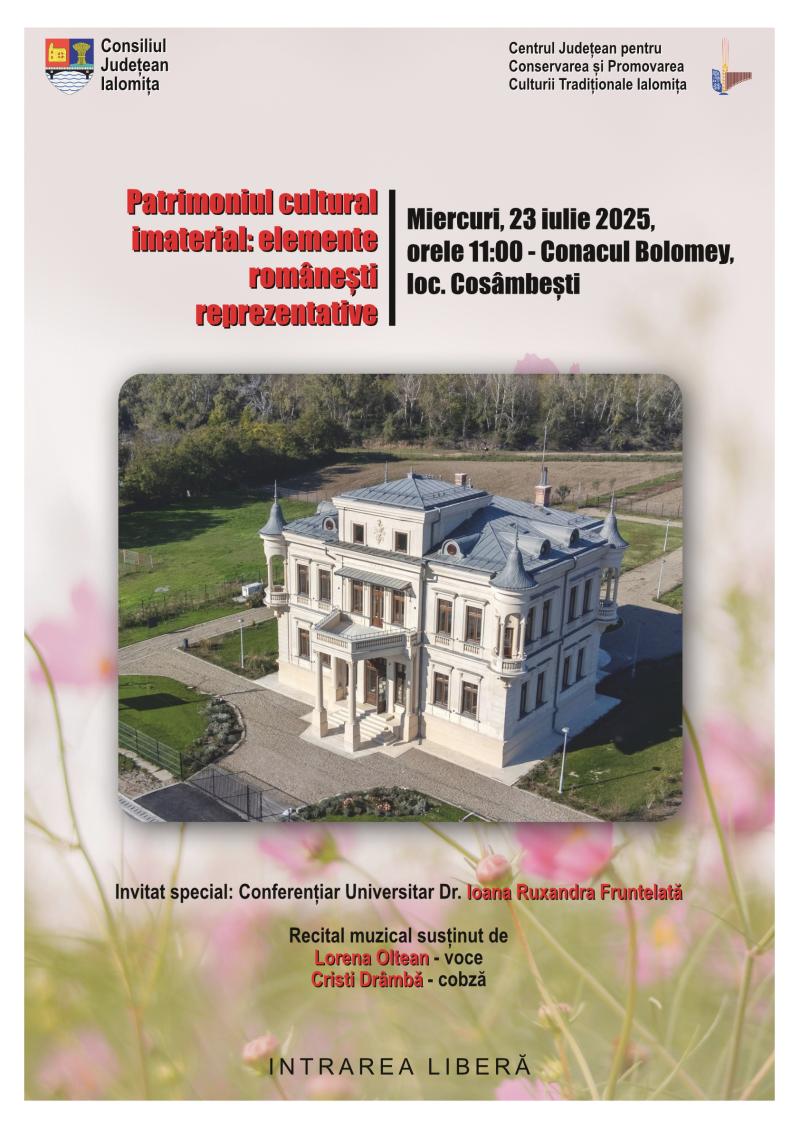 Eveniment Cultural La Conacul Bolomey -afis