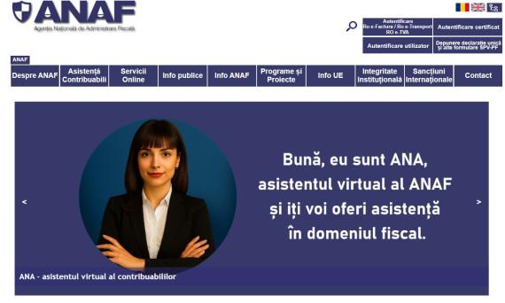 chatbot ana - anaf