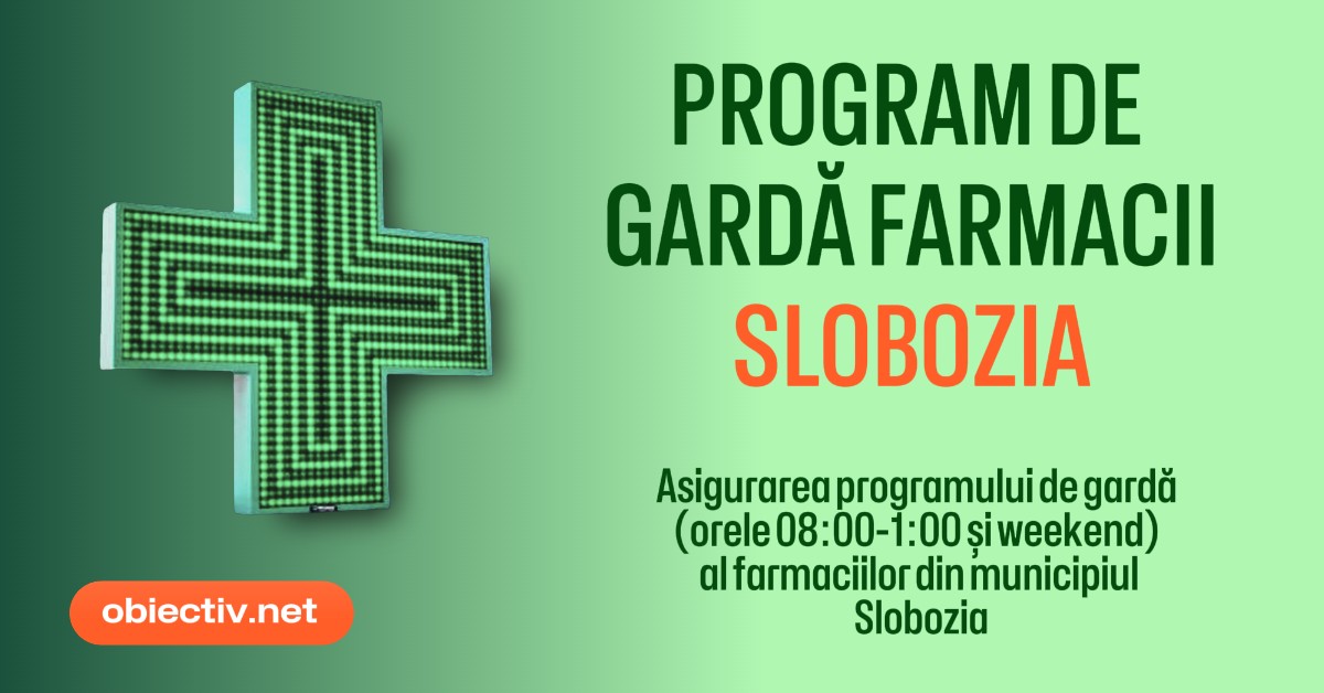 Program De Grada Farmacii Slobozia