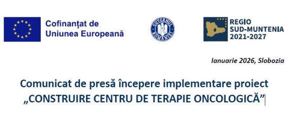 Comunicat De Presa Incepere Proiect