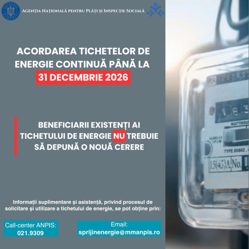 Tichete Energie - Cereri