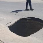 Asfalt Prabusit Bulevardul Unirii Slobozia