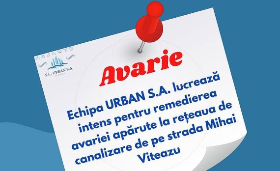 Avarie Canalizare Slobozia - Urban