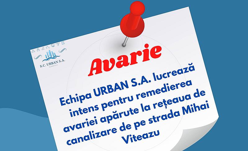 Avarie Canalizare Slobozia - Urban
