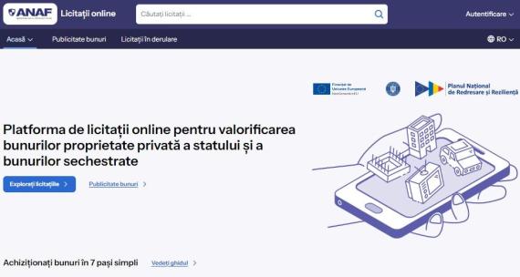 E Licitatii Anaf