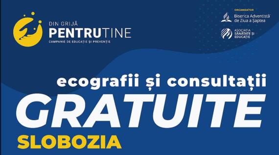 Ecografii Si Consultatii Gratuite La Slobozia
