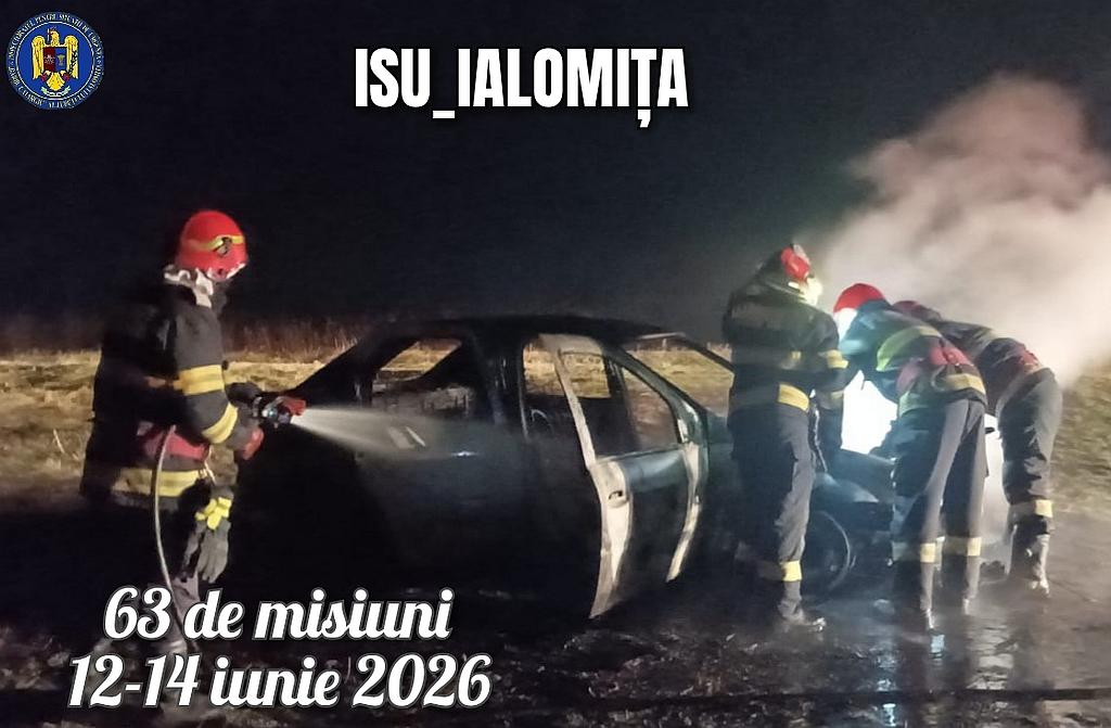 Misiuni Pompieri Incendiu Auto