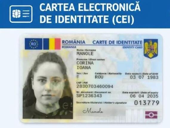 Model Carte Electronica De Identitate