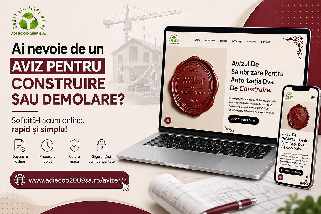 Aviz Salubrizare - Autorizatie Construire Sau Demolare
