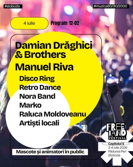 Program Freeland 4 Iulie