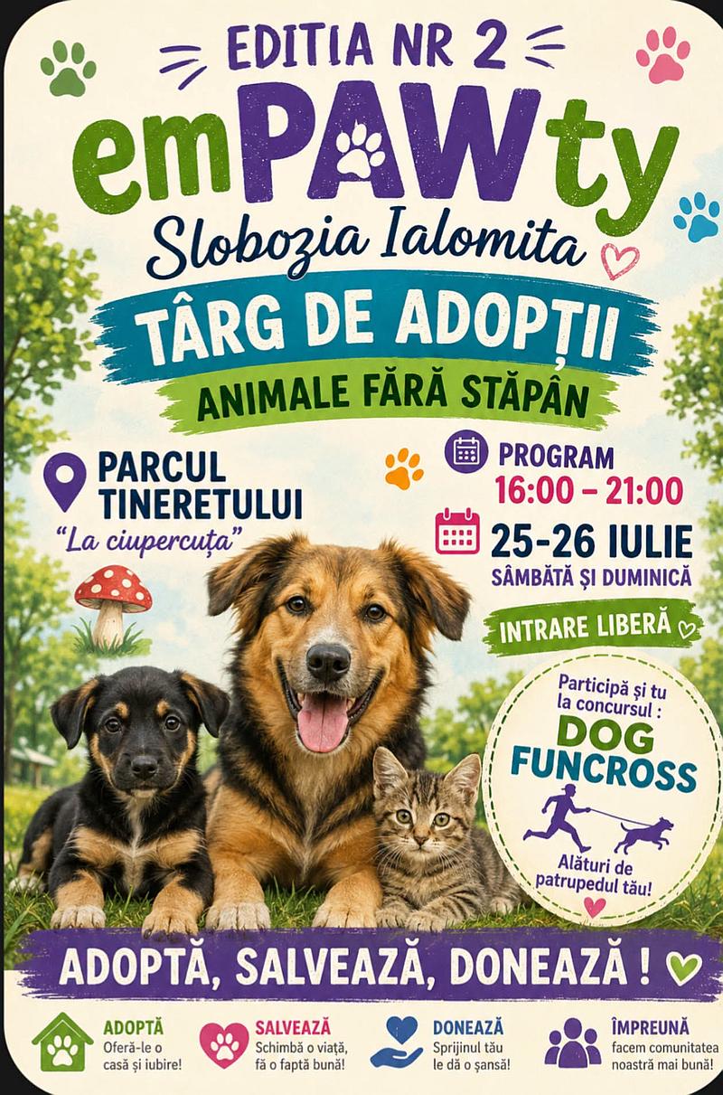 Targ De Adoptii Animale La Slobozia