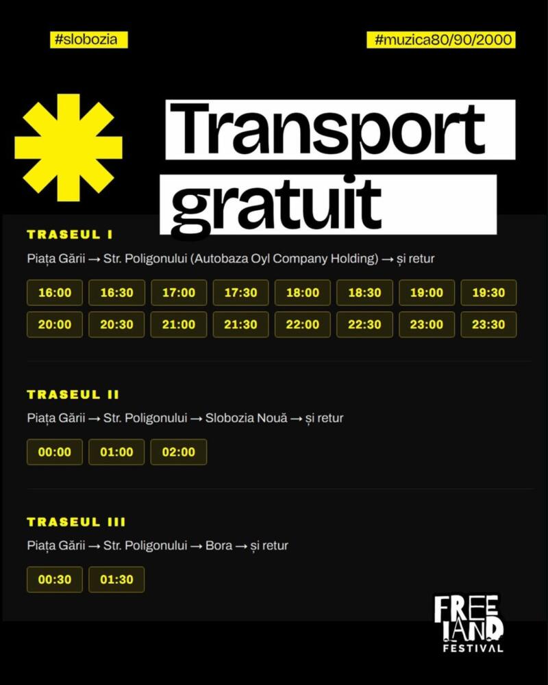 Transport Freeland Slobozia 2026
