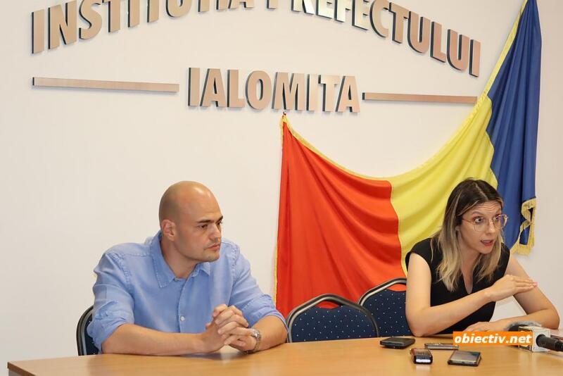 Conferinta Presa - Diana Buzoianu - Prefectura Ialomita