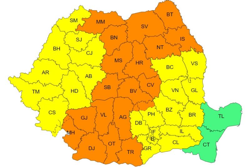 Harta Meteo - Anm