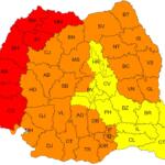 Harta Meteo - Anm - Cod Galben Muntenia