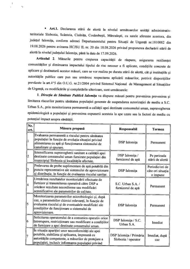 Hotarare Stare De Alerta P2