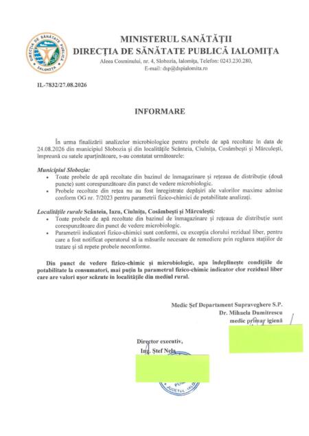 Informare Dsp