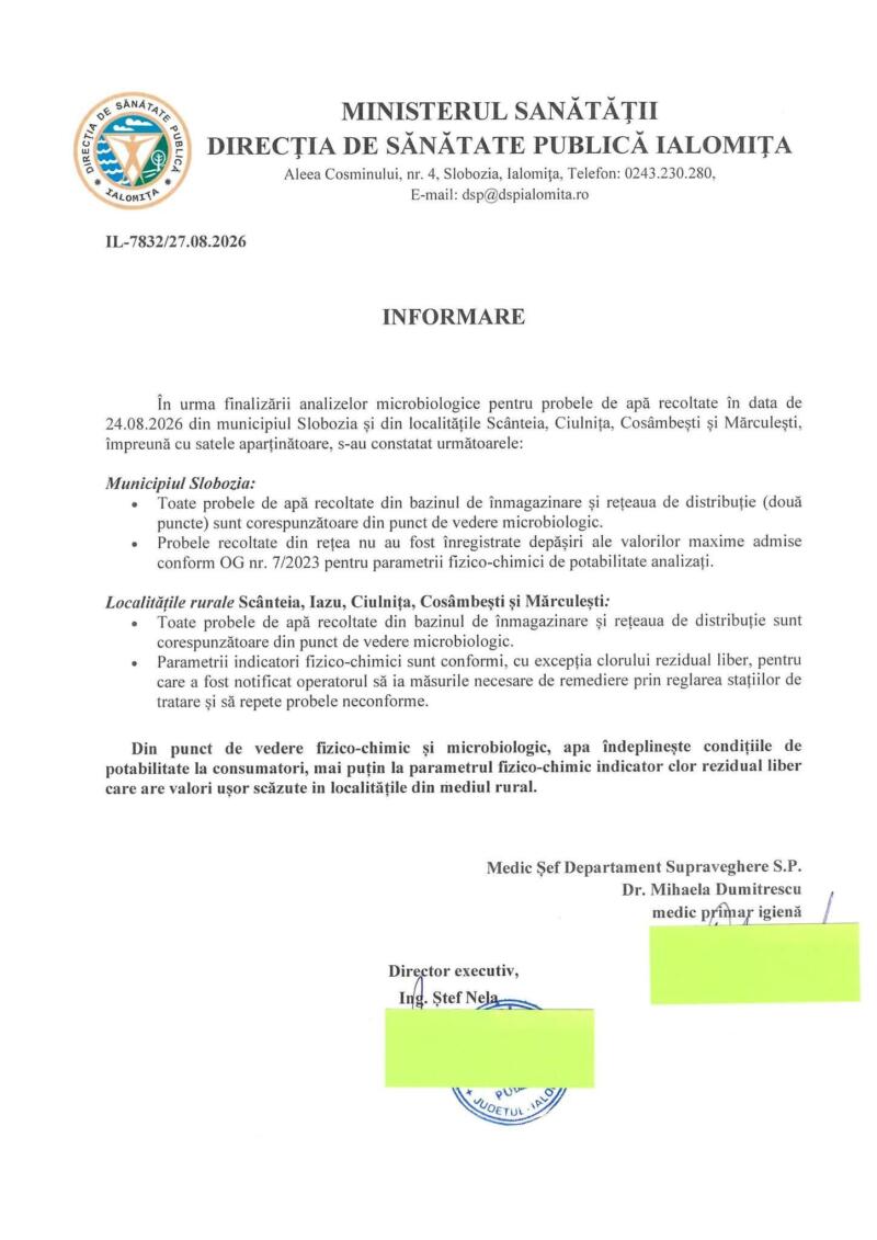 Informare Dsp