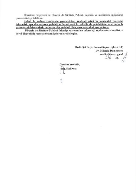 Informare Dsp Ialomita - 2