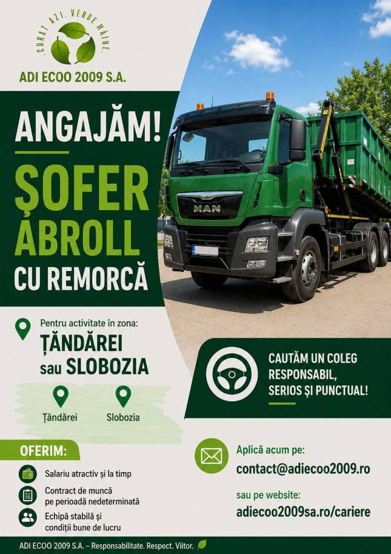 Anunt Angajare Sofer