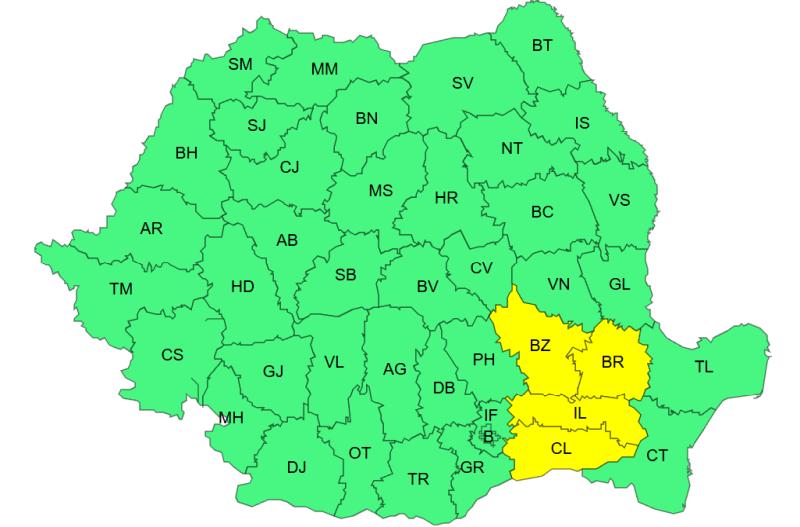 Harta Meteo Anm - Vant