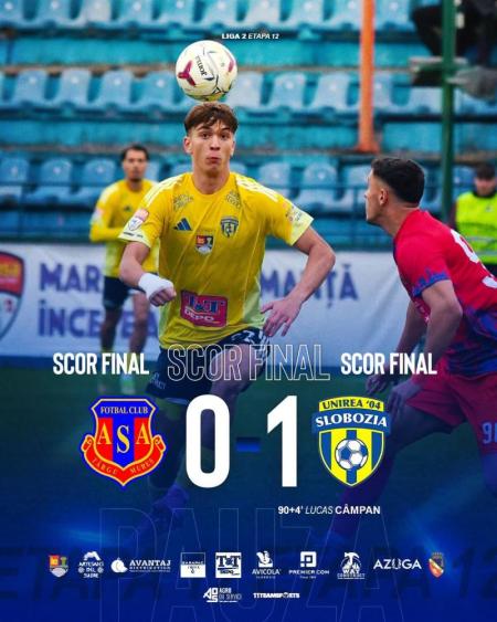 Unirea Slobozia - Asa Targu Mures - sursa afc unirea slobozia Unirea Slobozia - Asa Targu Mures - sursa afc unirea slobozia